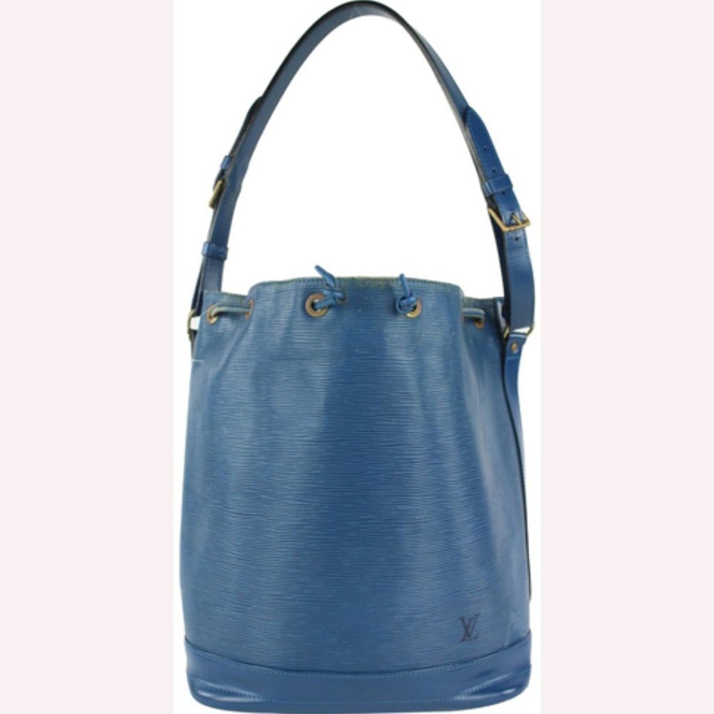Louis Vuitton Blue Epi Leather Drawstring Bucket Noe 1LVN1025